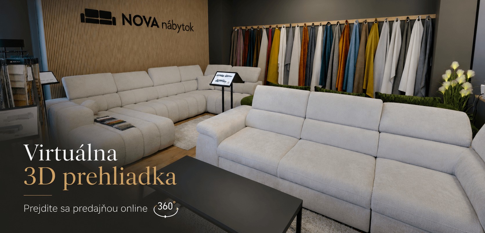 3D prehliadka NOVA nábytok Senica